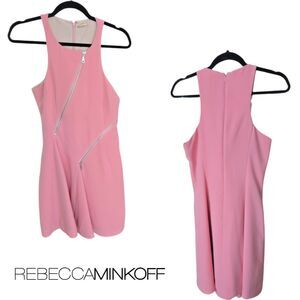Fit Flare Rebecca Minkoff Pink Size 4 (Small) Dress